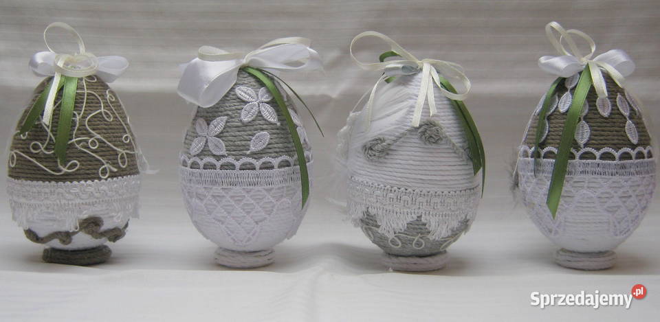 Stroik Wielkanocny Jajko Ozdobne XL Rękodzieło małopolskie Kraków
