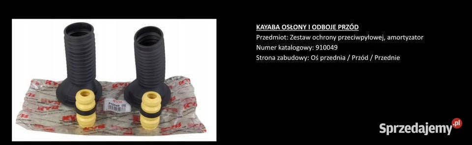 KAYABA OSŁONY I ODBOJE PRZÓD TOYOTA COROLLA E12 Jaworzno sprzedam