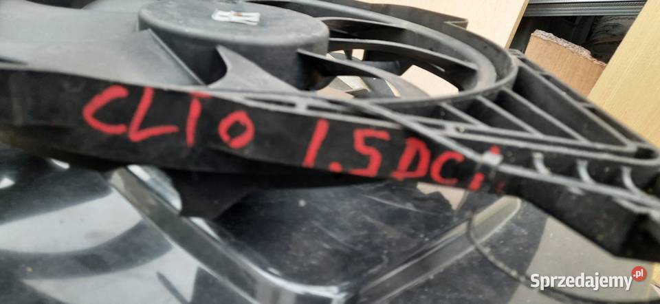 Renault clio 15 dci wentylator chłodnicy Siechnice