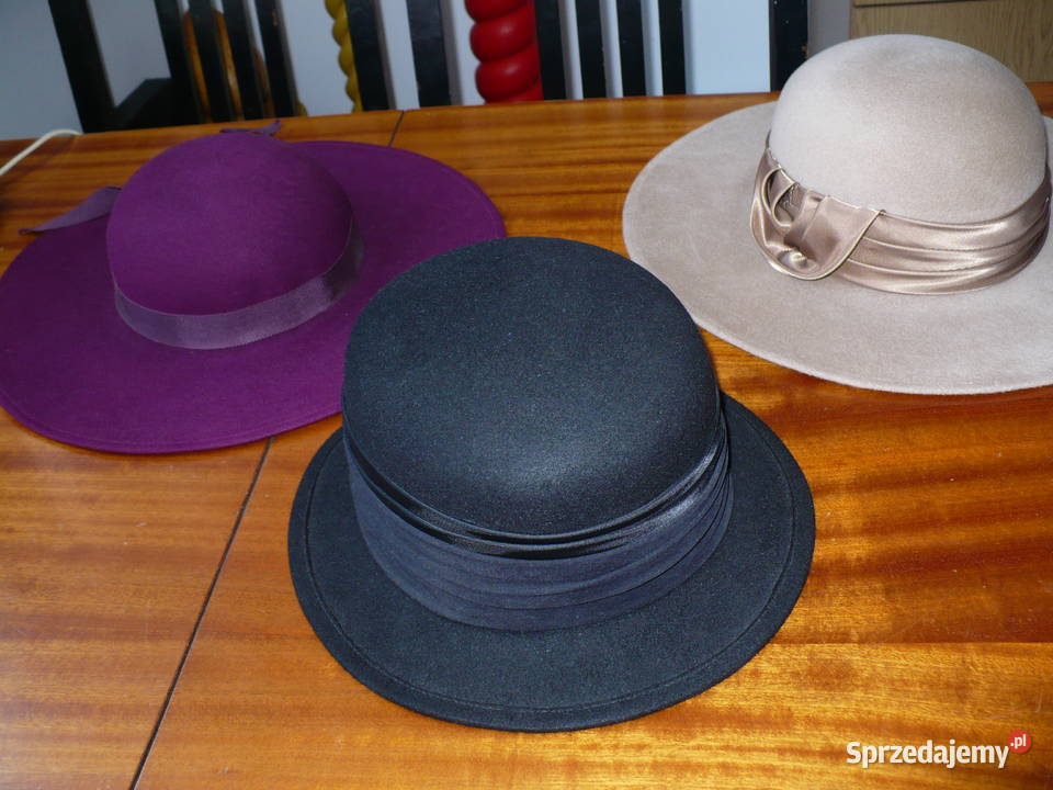 Kapelusz czarny Lubin