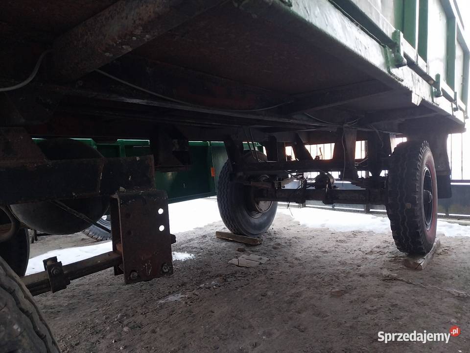 Przyczepa rolnicza hl 6011 6 ton nieuszkodzony Przyczepy rolnicze Krośniewice sprzedam