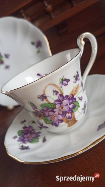 Filiżanka z talerzykiem Rheinpfalz Germany Biała pomorskie Gdańsk