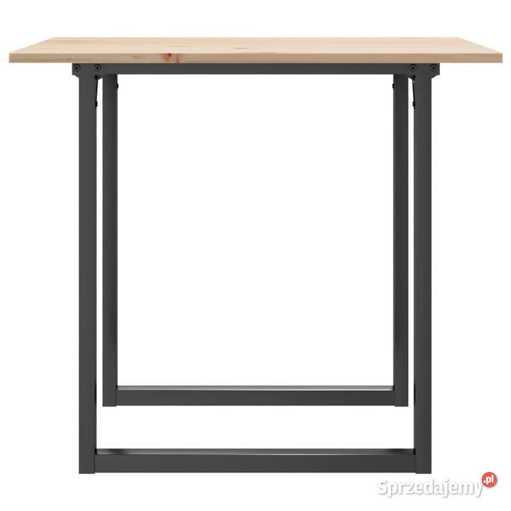 Stół jadalniany z czworokątnymi nogami 80x80x75