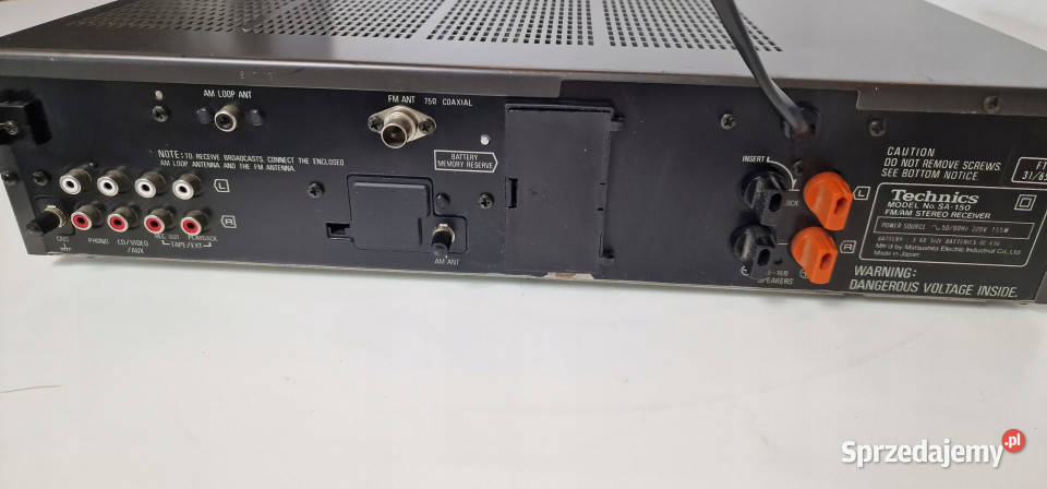 Amplituner technics SA150 SA 150 tuner radio Międzychód