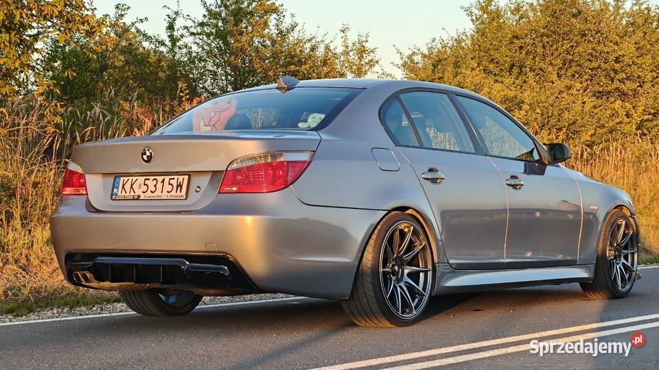 BMW E60 525i LPG Mpakiet Shadowline benzyna+LPG Kraków