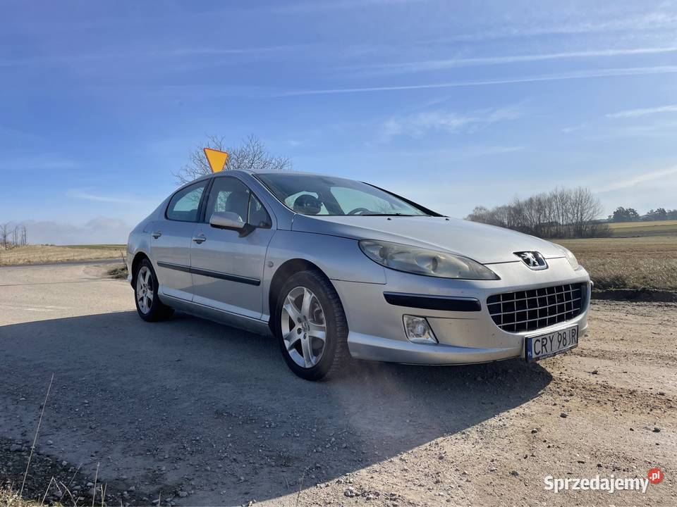 Peugeot 407 20hdi 2004r Skóry Hak Alu nieuszkodzony podlaskie Rutki-Kossaki