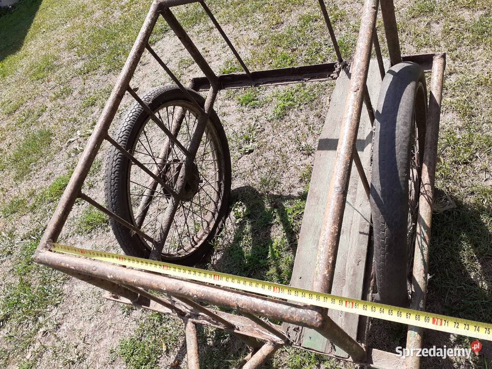 Retro wózektowarowyna działkęogrodukoła Tuszkowo
