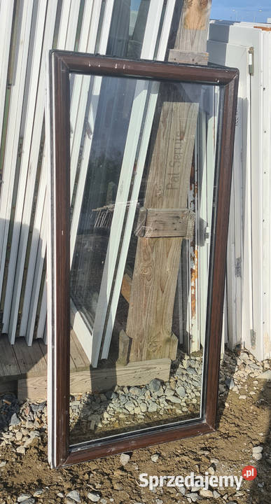 OKNA KacprzaK Witryna 61x126 FIX Używany Orzech Siedlce