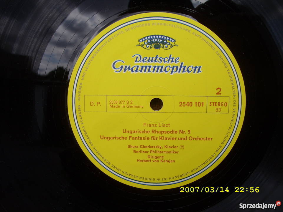 LP klasyka KARAJAN EXPRESSF LISZT J STRAUSS 2LP płyta winylowa Wołów