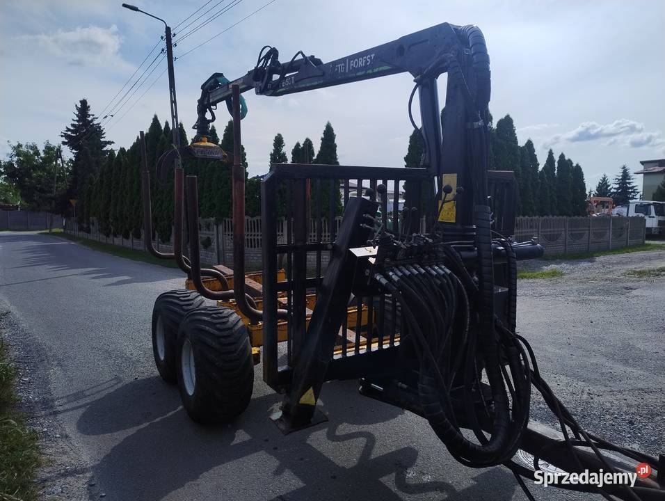 Przyczepa leśna FB70FB53T z hds Przyczepy
