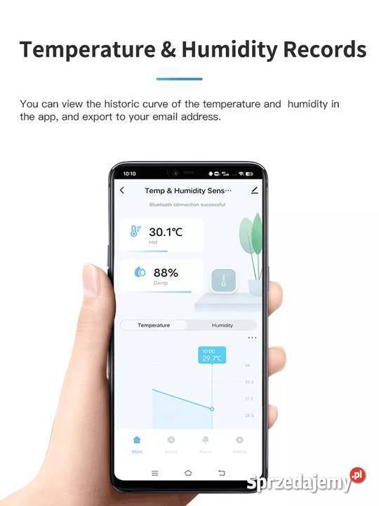 Czujnik temperatury i wilgotności Tuya Mini LCD Pruszcz Gdański sprzedam
