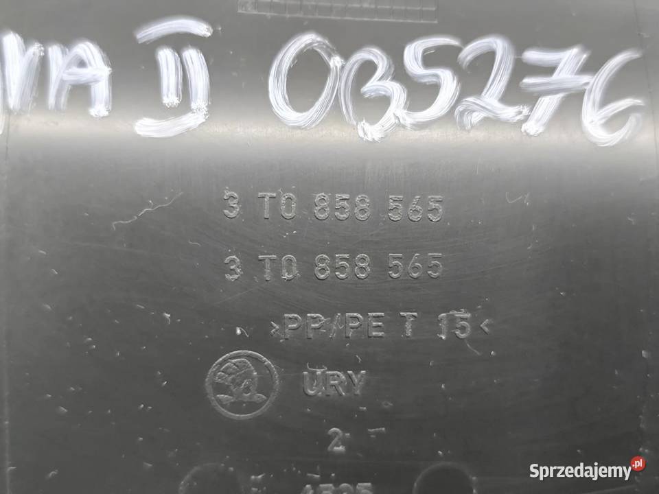 OSŁONA KOLUMNY SKODA OCTAVIA II 3T0858565 osobowe
