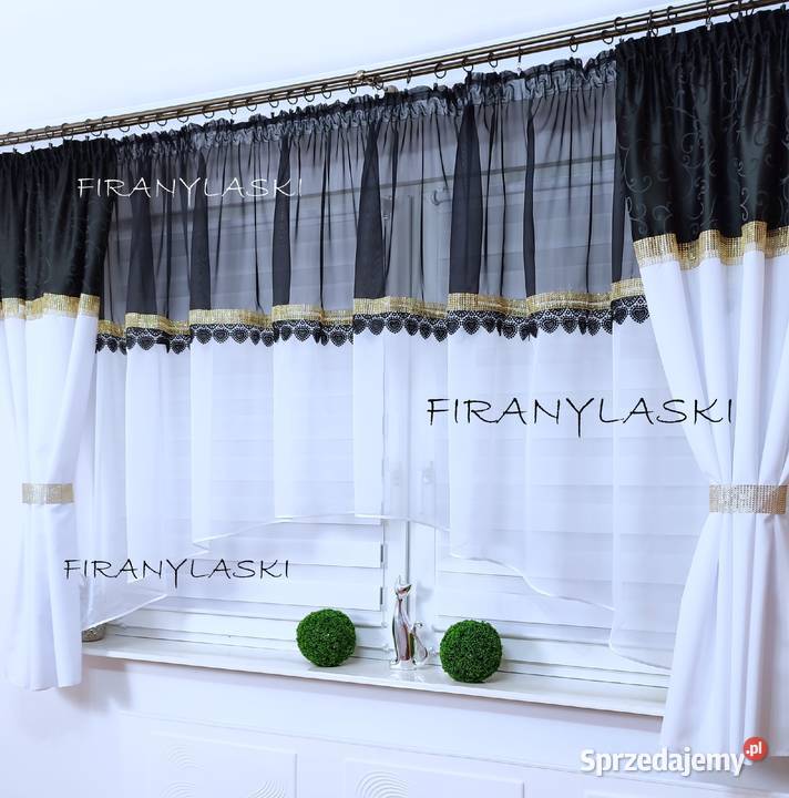Firana Gotowa Firanki do salonu pokoju gipiura Dom i Ogród Inowrocław