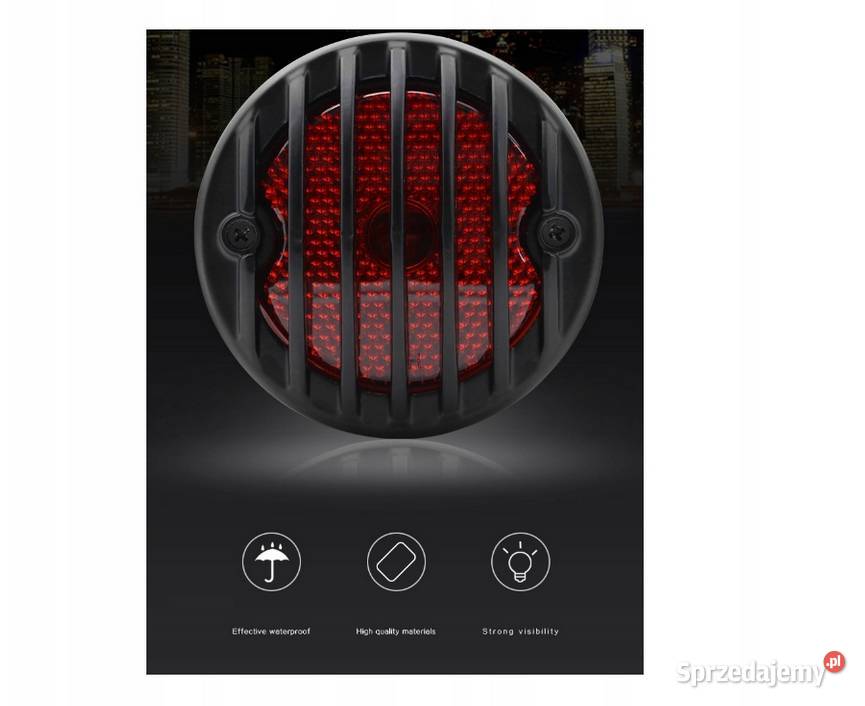 LAMPA MOTOCYKLOWA TYLNA CUSTOM BOBBER Sosnowiec