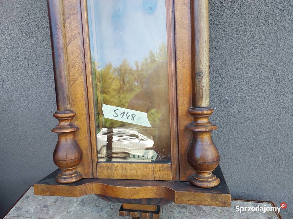 S148 Skrzynia obudowa starego zegara eklektyka Tczew