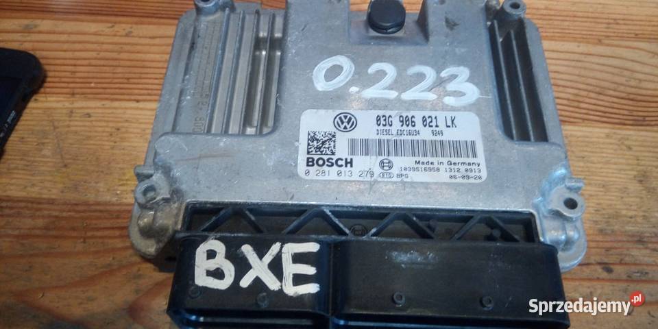 Komputer silnika SEAT SKODA 03G906021LK Margonin