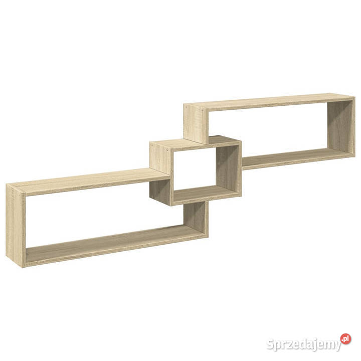 Półka ścienna 158x18x53 dąb sonoma materiał Warszawa sprzedam