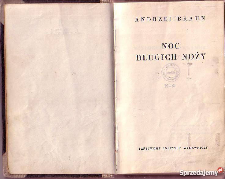 9593 NOC DŁUGICH NOŻY ANDRZEJ BRAUN Czyrna