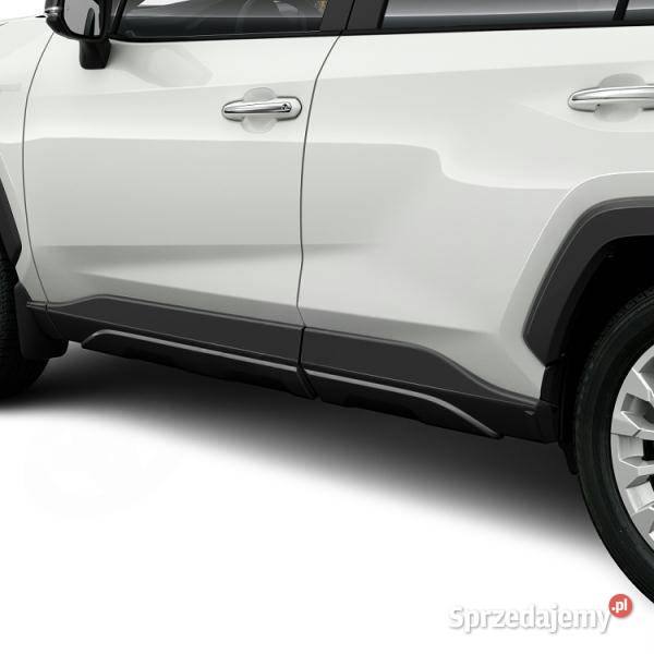 TOYOTA Rav4 Nakladki listwy progowe czarne osobowe Kąty Wrocławskie sprzedam