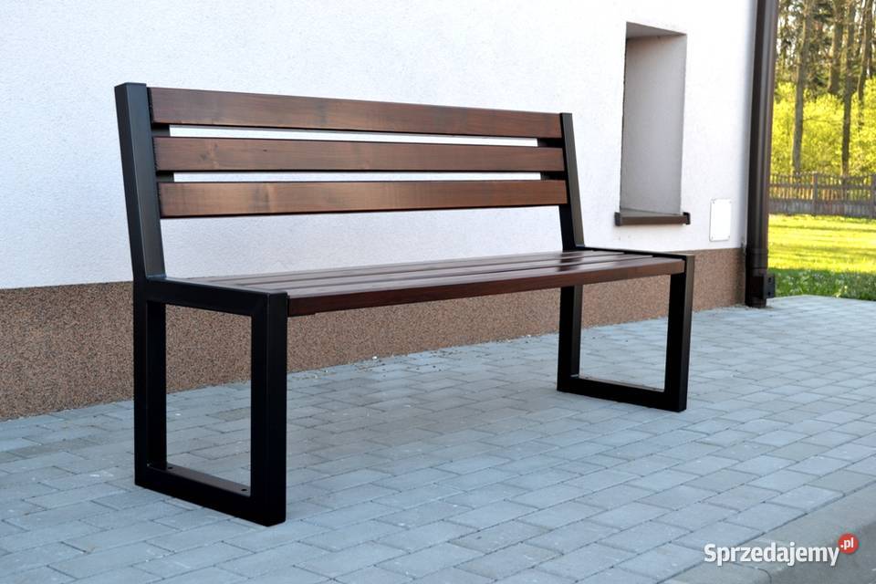 Ławka z oparciem Parkowa Ogrodowa Miejska 150 Meble ogrodowe Wrocław