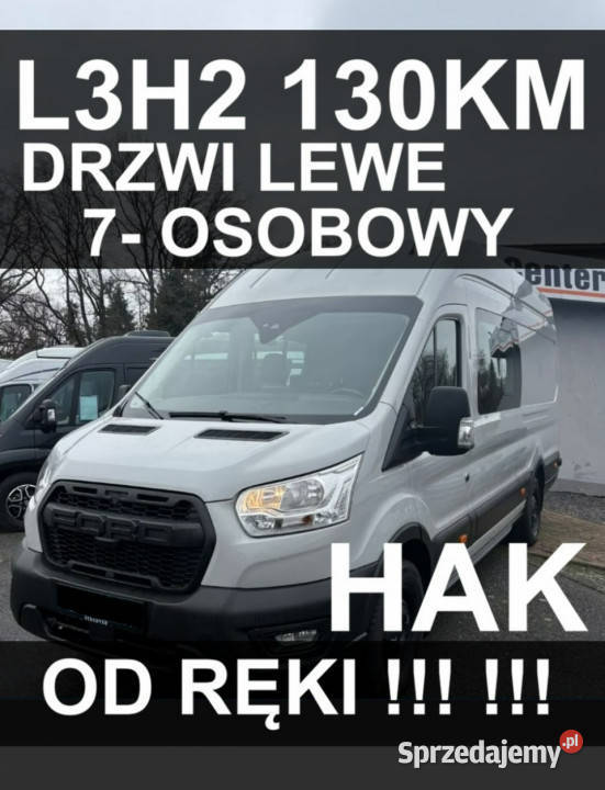 Ford Transit L3H2 130 Drzwi Lewe Super Brygadowy Szczecinek
