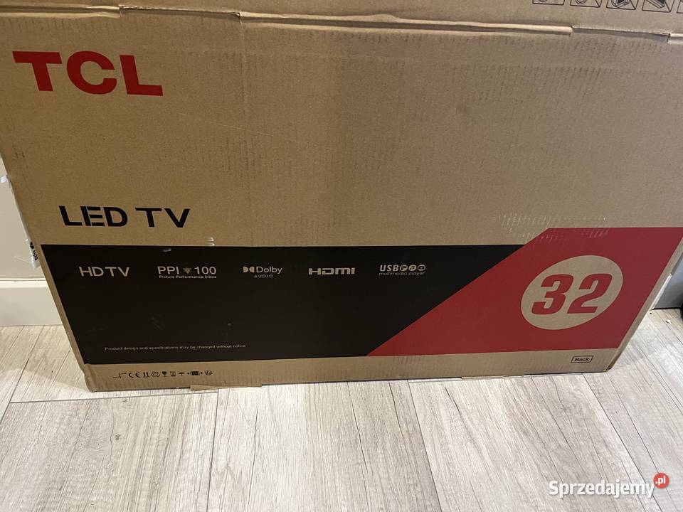 LED tv TCL 32 cale, nowy