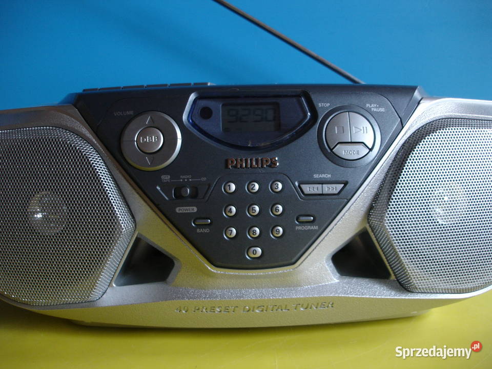 Radiomagnetofon z CD PHILIPS AZ1505