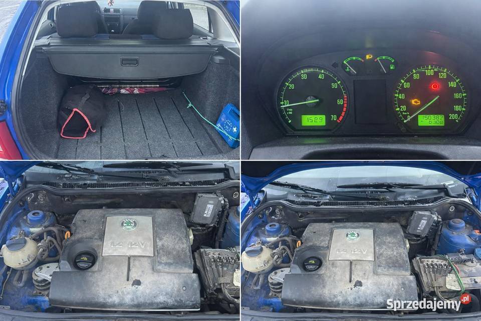 Skoda Fabia 12 HTP 2003r 150 przebieg Żnin