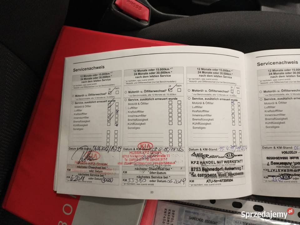 Kia Rio 12 benzyna niski przebieg 27533 nowy 84KM małopolskie Szaflary