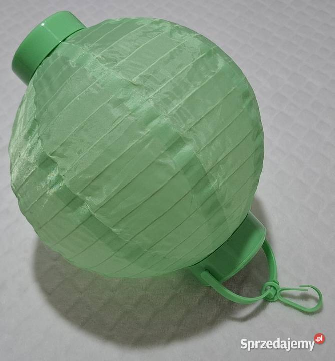 Lampa solarna lampion solarny zielony 23