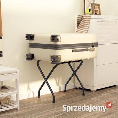 vidaXL Stojak na bagaż czarny 56x40x49 SKU153077 Dekoracje i ozdoby Warszawa