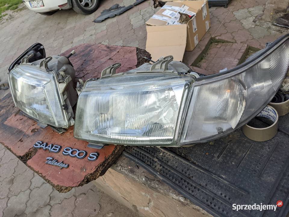 Saab 900 93 Lampy przednie tyl grill Stalowa Wola