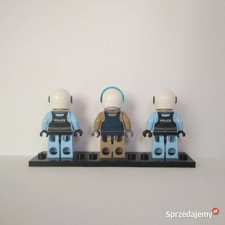 Lego City Policjanci pakiet 3 figurek 5 6 lat+ Kłaj