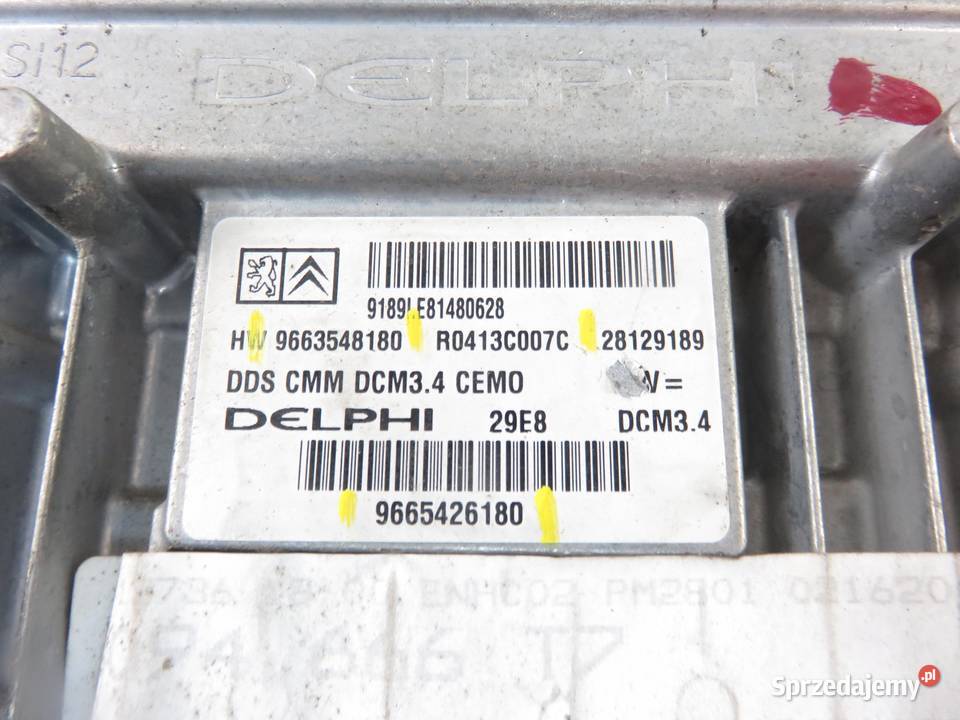 STEROWNIK PEUGEOT 308 20 HDi 9665426180 osobowe