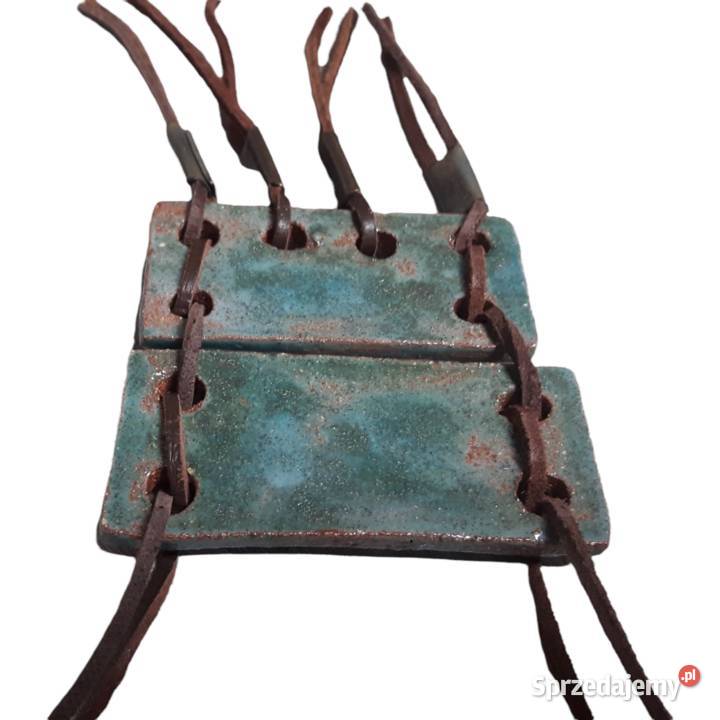Naszyjnik ceramiczny ręcznie wykonany