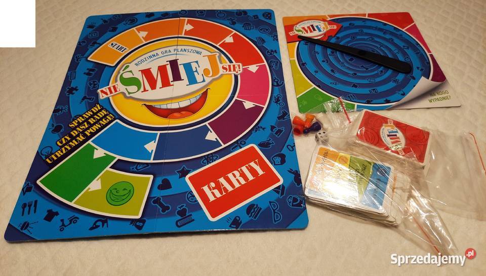 Nie śmiej się gra planszowa wersja familijna Czeladź