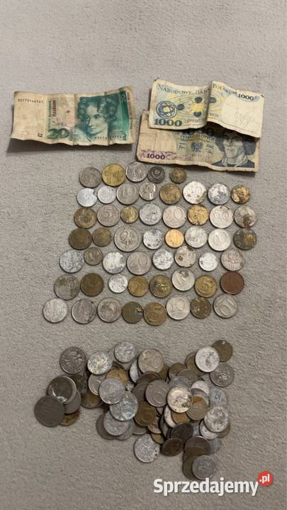 Stare monety i banknoty Maruszyna