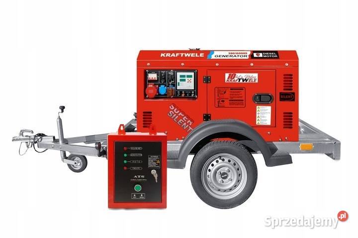AGREGAT GENERATOR PRĄDOTWÓRCZY 16kVA PRZYCZEPA Ząbkowice Śląskie