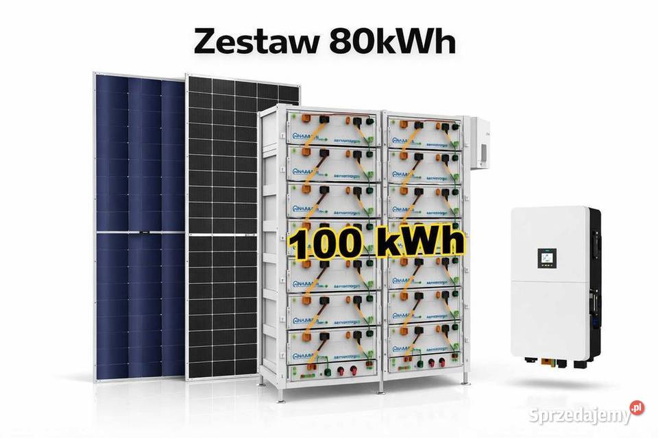 Zestaw budżetowy 80kWh HV panele1x inwerter3 sprzedam