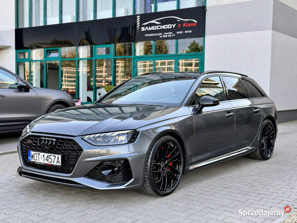 Audi RS4 Avant Gwarancja 122028 Krajowe FULL PPF przyciemniane szyby Węgrzce