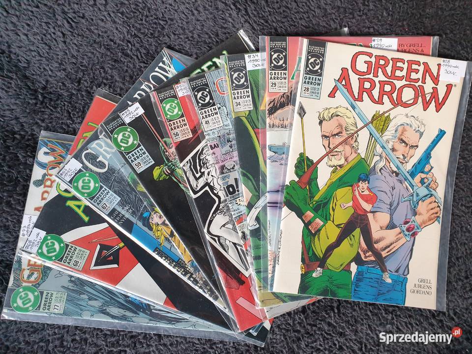Green Arrow zestaw 9 komiksów DC USA 19901993 Gdynia