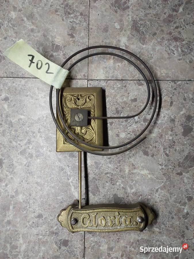 702 Gong spiralny starego zegara ściennego Gb Tczew