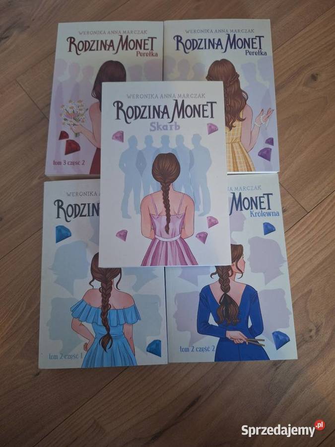 Rodzina Monet Pakiet 5 tomów Weronika Anna kujawsko-pomorskie sprzedam