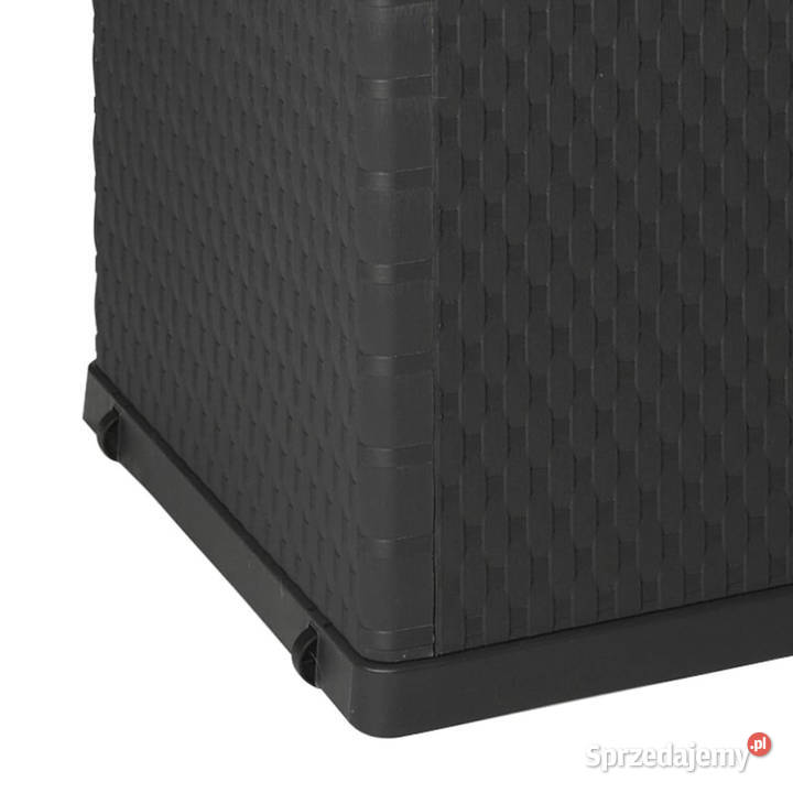 Skrzynia ogrodowa antracytowa 120x56x63 rattan Warszawa