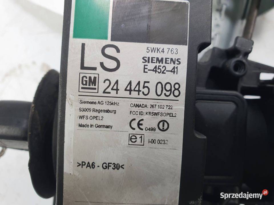 KOLUMNA KIEROWNICZA OPEL ZAFIRA 09228681 Lipno