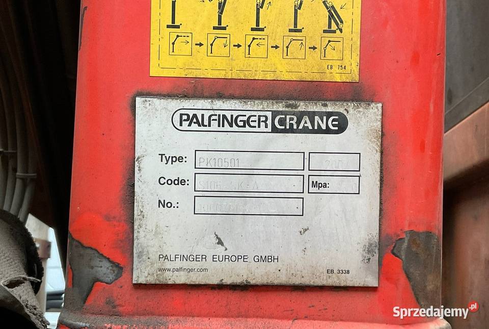 Wywrotka 4x4 bordmatic z dzwigiem VOLVO FM 340 pomarańczowy Wywrotki