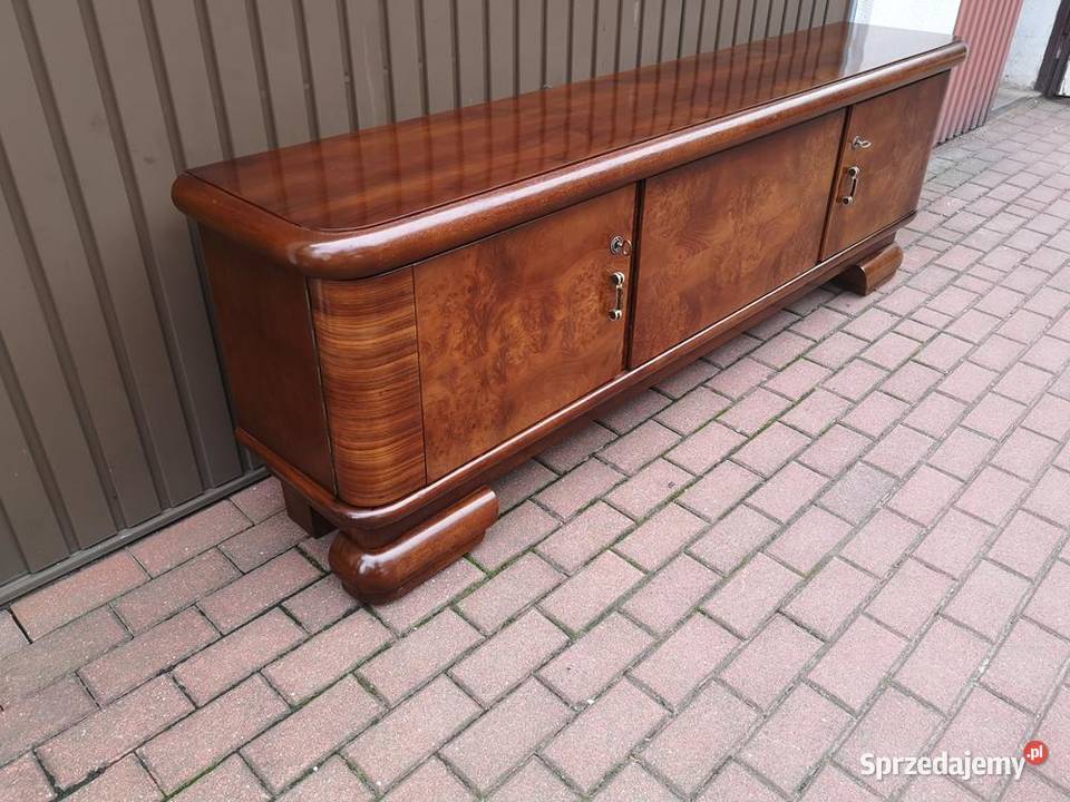 Komoda Szafka ARTDECO RTV Niska 217 Orzech Swarzędz
