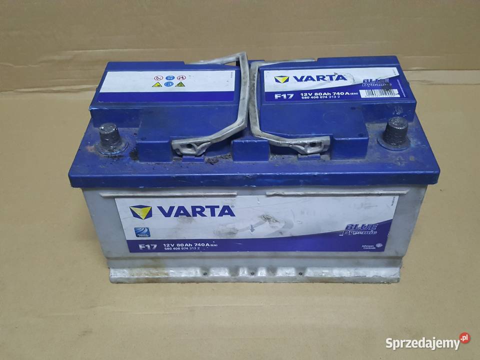 Akuimulator VARTA 12V 80Ah 740 Ah kujawsko-pomorskie Gniewkowo