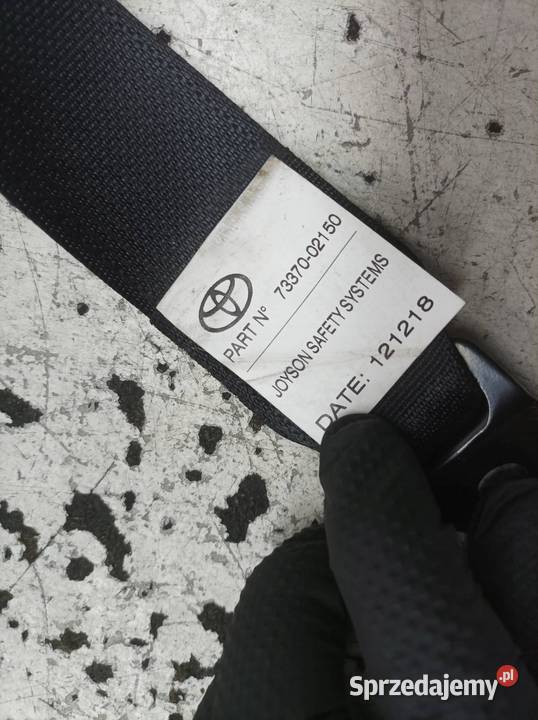 PAS BEZPIECZEŃSTWA LEWY TYŁ KANAPY E16 E17 E18