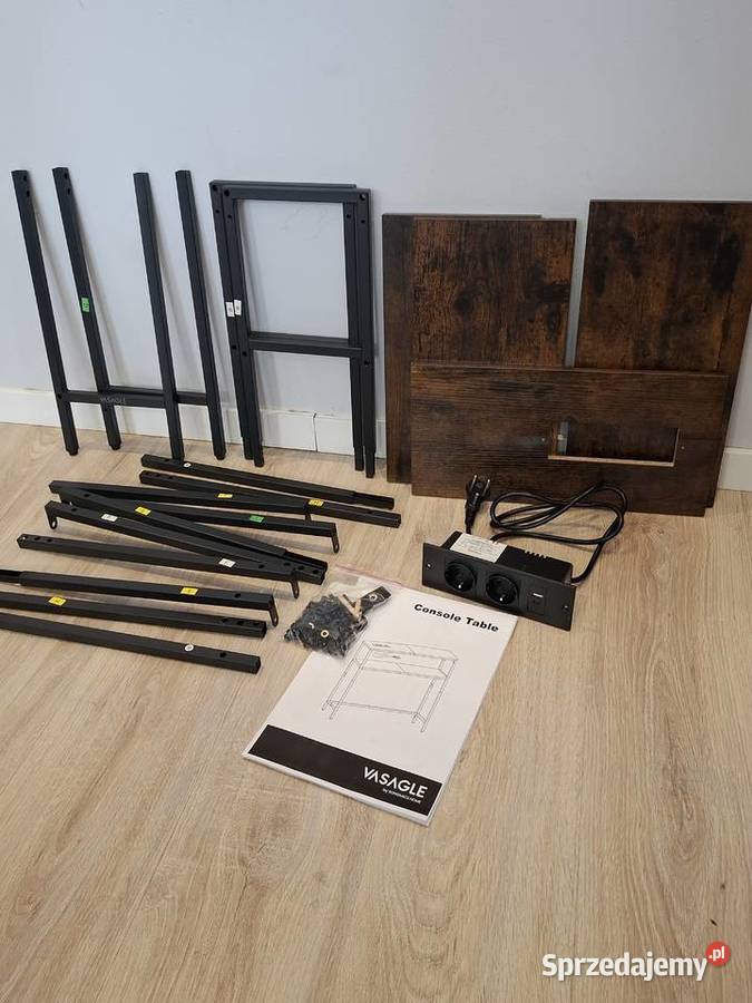 Stolik konsolowy z gniazdkiem 80cm Ruda Śląska